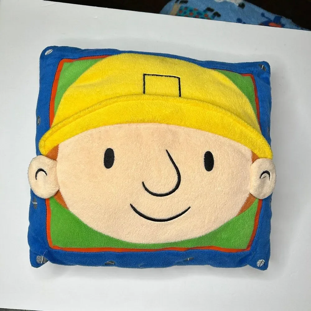 Y2k 2000s Bob the builder pillow